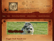 Tablet Screenshot of doggieduderanch.net